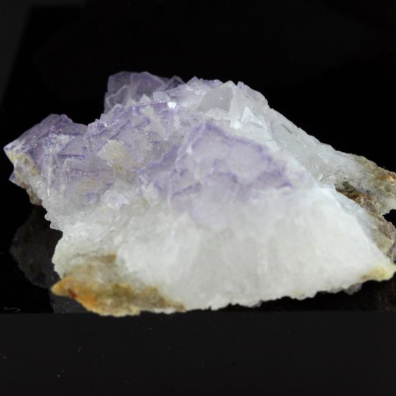 Purple fluorite with quartz.