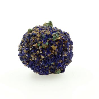 Chessylite ( Azurite ) + Cuprite.