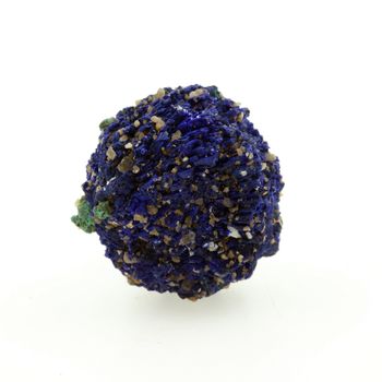 Chessylite ( Azurite ) + Cuprite.