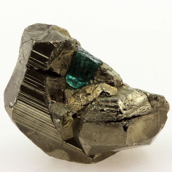 Emeraude + Pyrite. 51.78 ct.