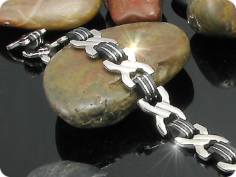 Link Pattern  Men Bracelet