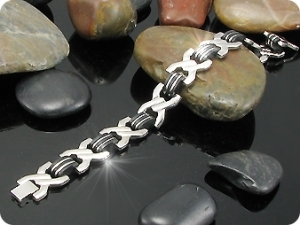 Link Pattern  Men Bracelet