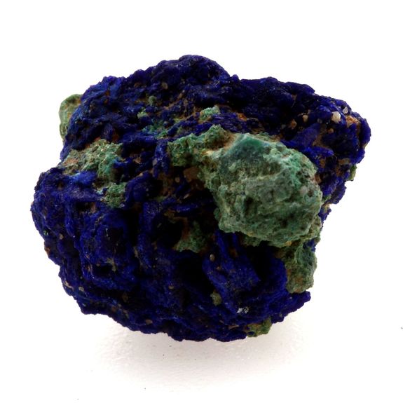 Chessylite ( Azurite ) + Cuprite. 6.33 ct.