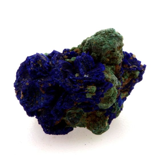 Chessylite ( Azurite ) + Cuprite. 6.33 ct.