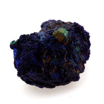 Chessylite ( Azurite ) + Cuprite. 9.54 ct.