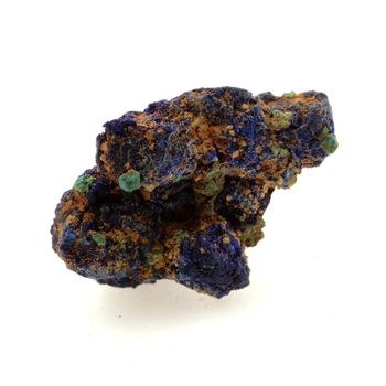 Chessylite ( Azurite ) + Cuprite. 23.43 ct