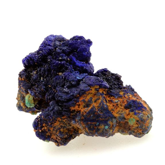Chessylite ( Azurite ) + Cuprite. 23.43 ct