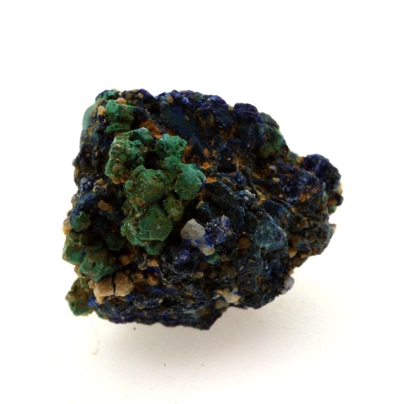 Chessylite ( Azurite ) + Cuprite. 23.65 ct.