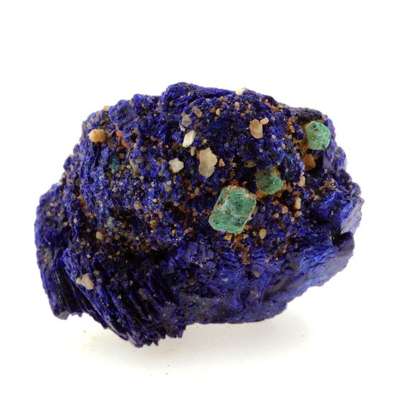 Chessylite ( Azurite ) + Cuprite. 62.16 ct.