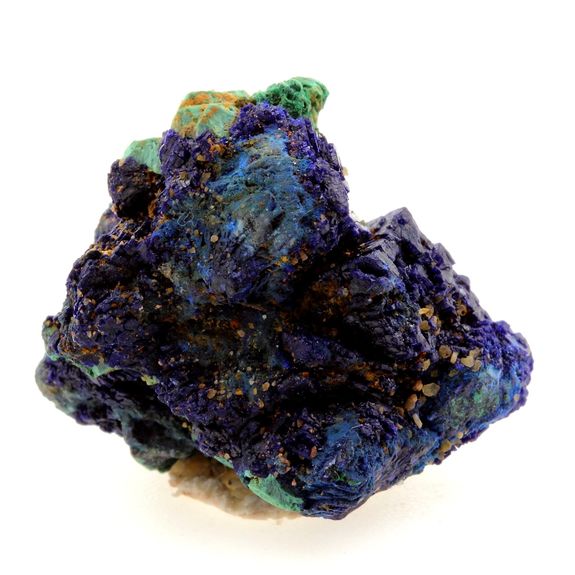Chessylite ( Azurite ) + Cuprite. 40.26 ct.