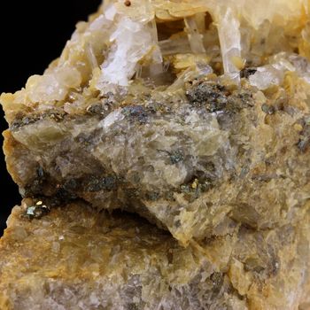 Pyrite, Siderite, Quartz.