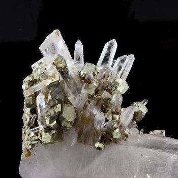 Quartz, Pyrite, Siderite.