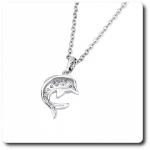 7x2 mm Simulated Diamonds Pendant