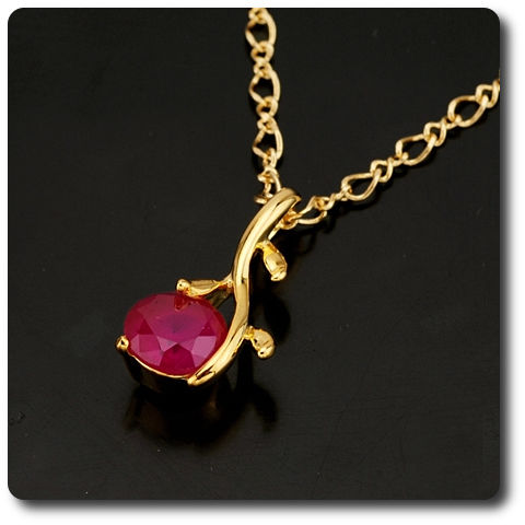 PENDENTIF RUBIS