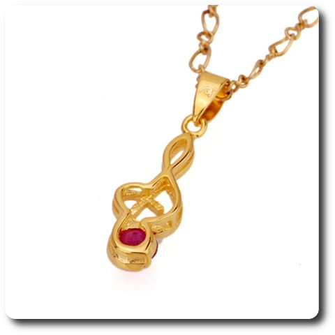 PENDENTIF RUBIS