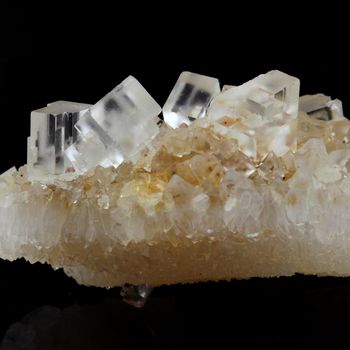 Fluorite + Quartz.