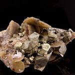 Siderite, Quartz, Pyrite.