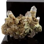 Siderite, Quartz, Pyrite.