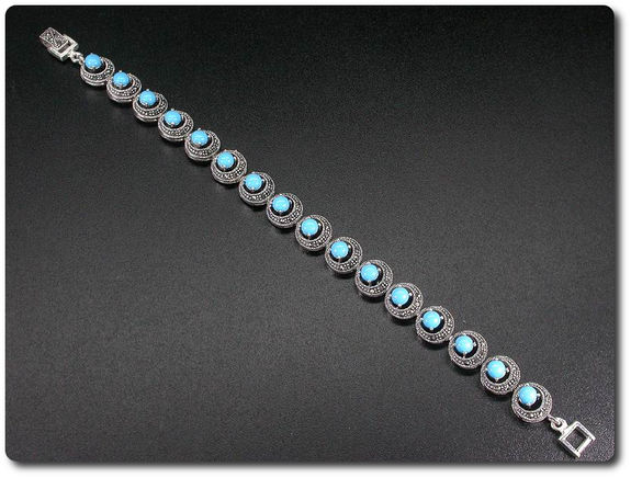 BLUE TURQUOISE BRACELET