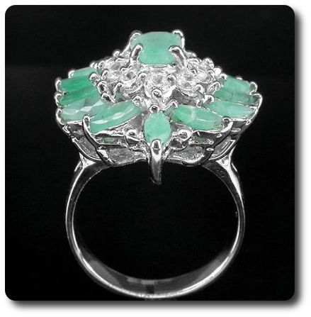 Natural Emerald Ring