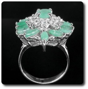 Natural Emerald Ring