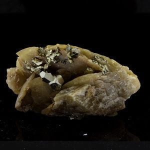 Siderite, Pyrite.