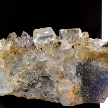 Fluorite + Quartz.