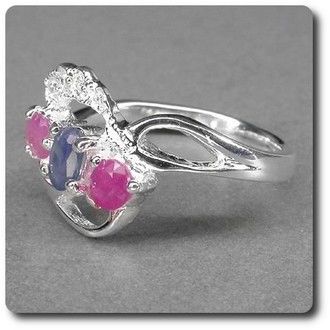 SAPPHIRE RUBY RING