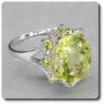 YELLOW QUARTZ RING