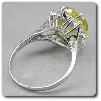 YELLOW QUARTZ RING