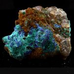 Linarite + Brochantite. 130.1 ct.