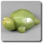 283.23 cts LOT DE 3 TORTUE JADE SCUPLTE
