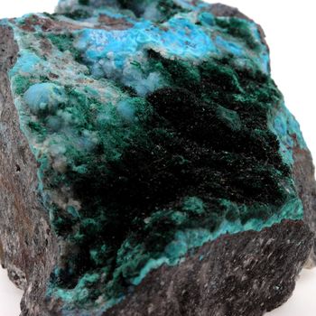 Brochantite + Chrysocolla.