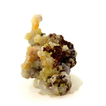 Wulfenite, Mimetite, Adamite. 80.8 ct.