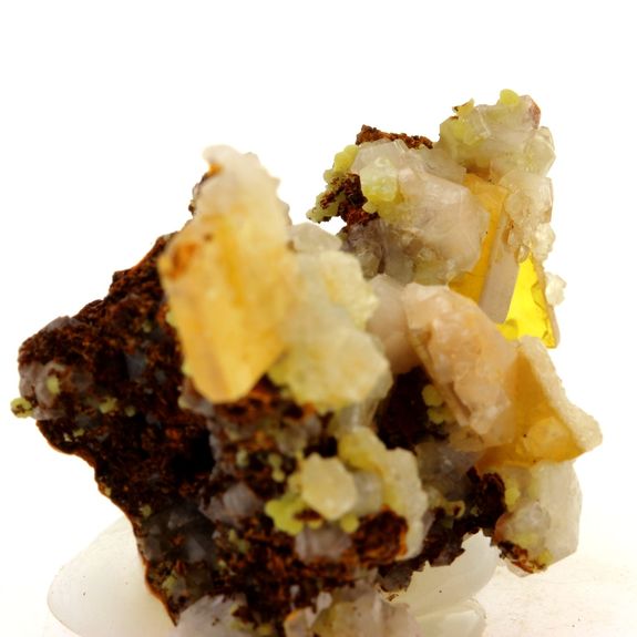 Wulfenite, Mimetite, Adamite. 80.8 ct.