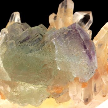 Fluorite + Quartz.