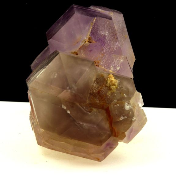 Améthyste Sceptre + Quartz Fumé. 1425.0 ct.