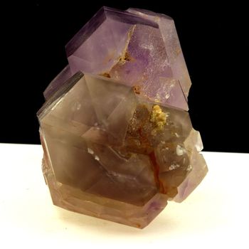 Améthyste Sceptre + Quartz Fumé. 1425.0 ct.