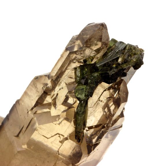 Quartz Fumé + Tourmaline. 841.8 ct.