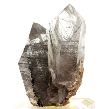 Quartz + Rutile. 969.6 ct.