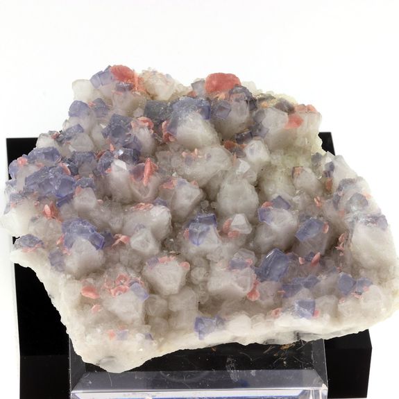 Rhodochrosite + Fluorite.