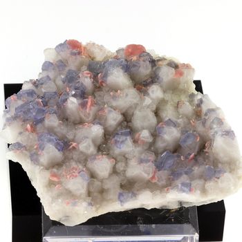 Rhodochrosite + Fluorite.