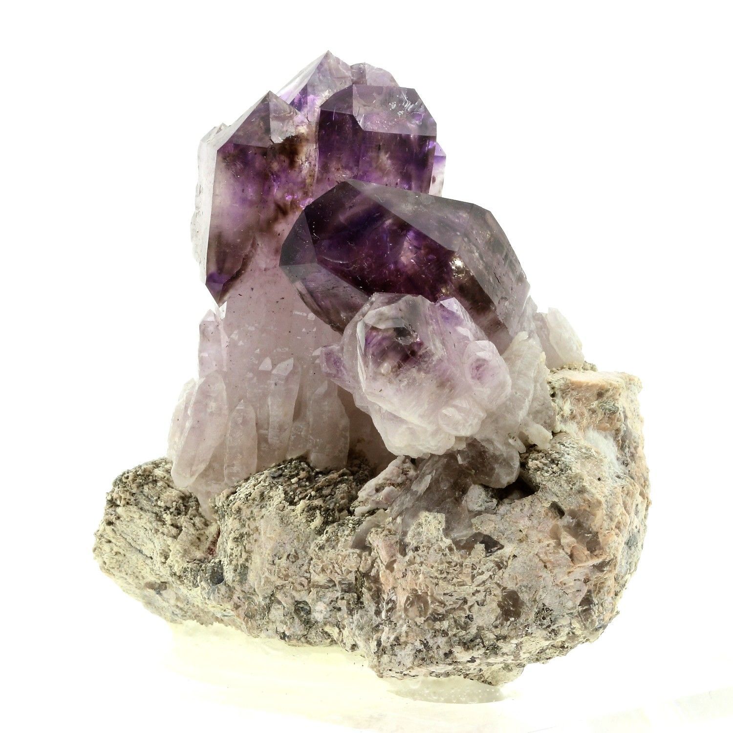 『3年保証』 Quartz Amethyst Namibia Brandberg, Mts, Goboboseb Orthoclase. + コレクション