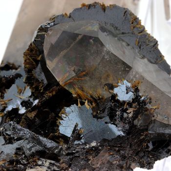 Quartz, Hematite, Rutile.