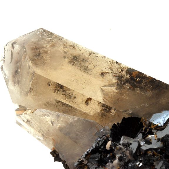 Quartz, Hematite, Rutile.