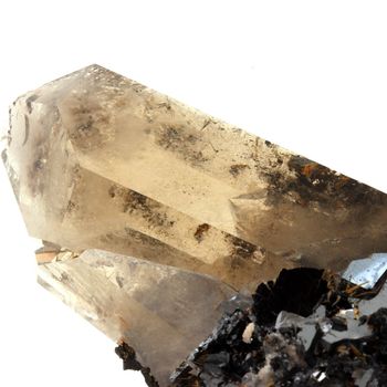 Quartz, Hematite, Rutile.