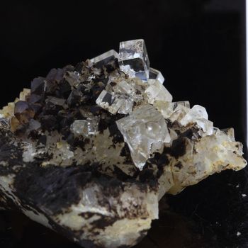 Fluorite + Quartz.