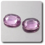 0.86CT. 2 pcs NATURAL PINK SAPPHIRE . VS-SI1