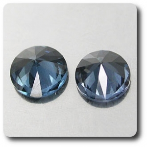 0.73ct 2pcs BLUE SPINEL . VS
