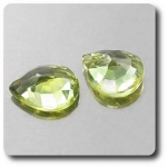 0.69CT. 2 pcs YELLOW SAPPHIRE . SI1
